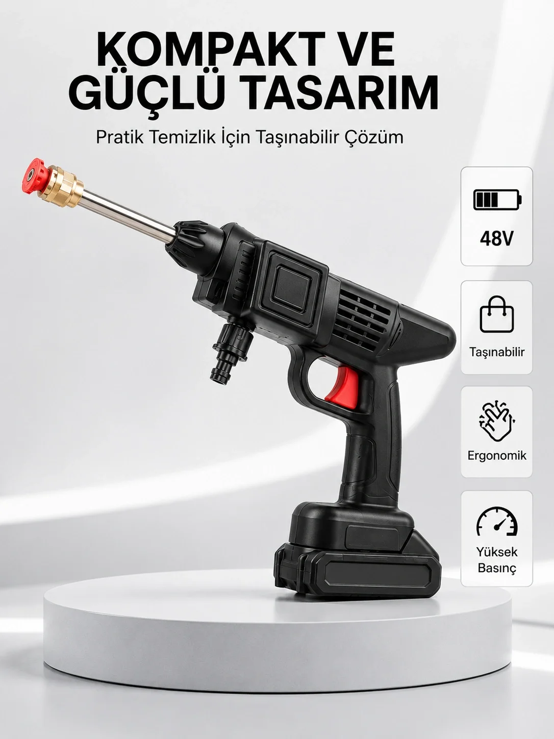 Orijinal 48V Şarjlı Basınçlı Temizlik Tabancası 2025 A Kalite Seri