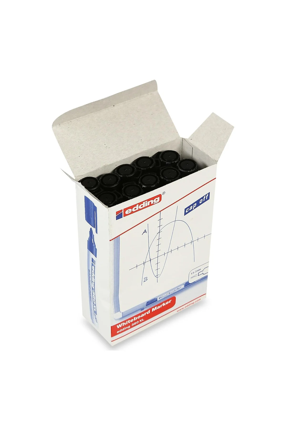 ORİJİNAL Beyaz Tahta Kalemi E-360Xl Siyah