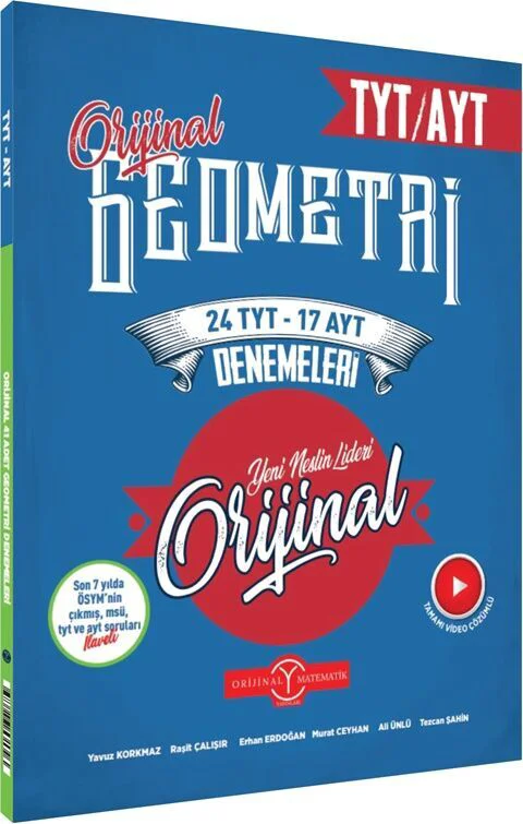 Orijinal Geometri 24 Tyt-17 Ayt Deneme Orijinal Geometri 24 Tyt-17 Ayt Deneme