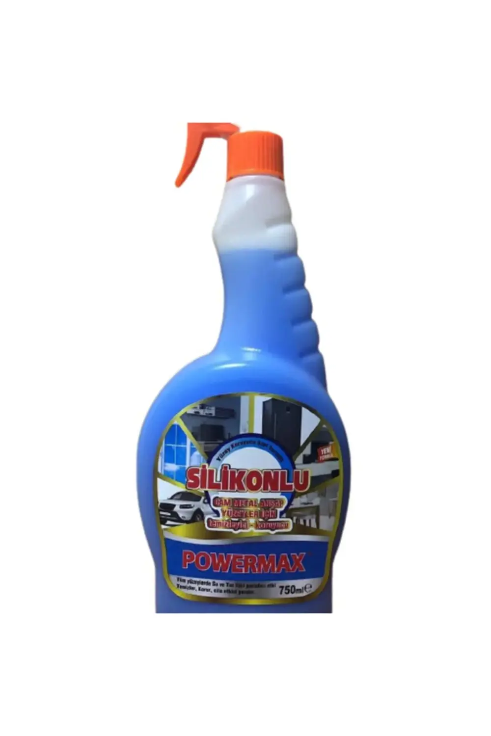 Orijinal Silikonlu Cam Metal Ahşap Temizleyici 750 ml