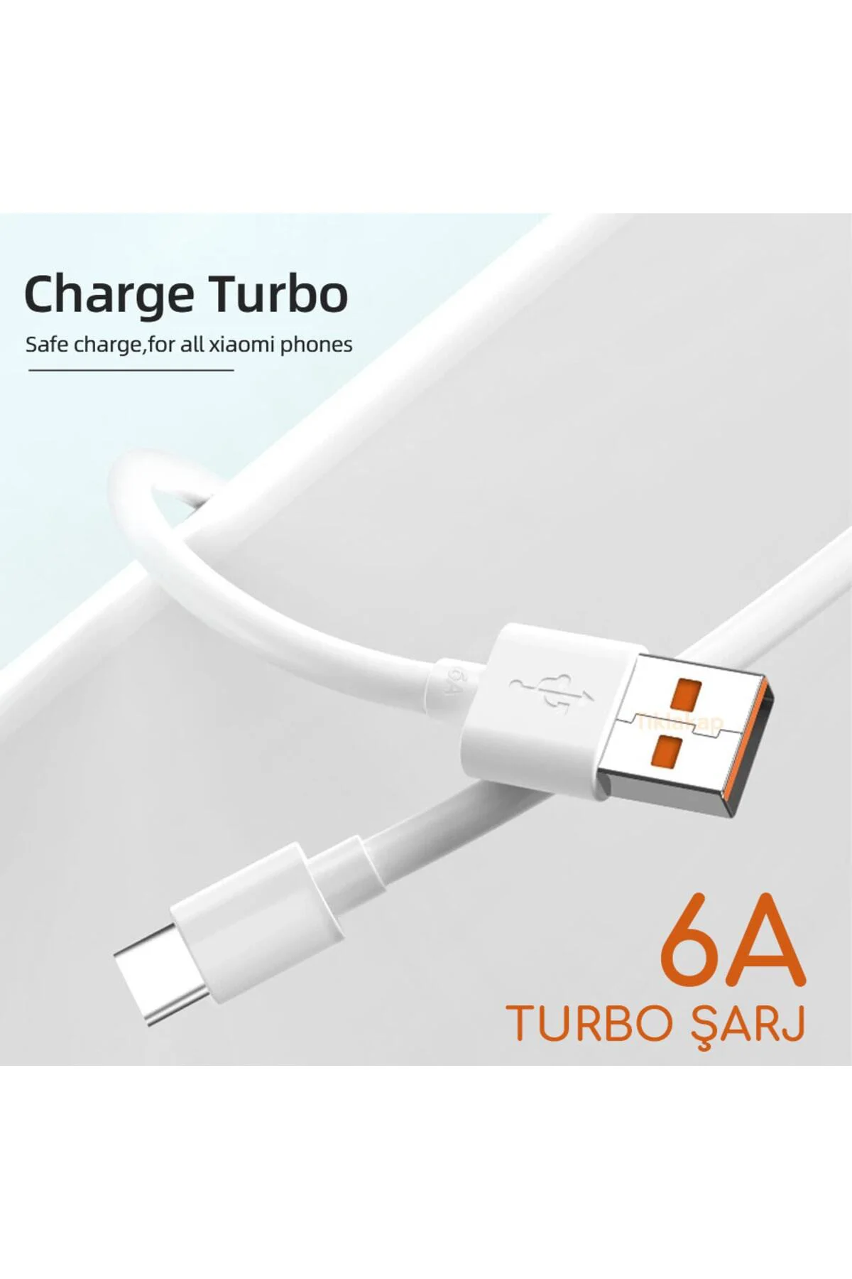 . Orijinal Turbo Hızlı Şarj Kablosu 6a Type-c