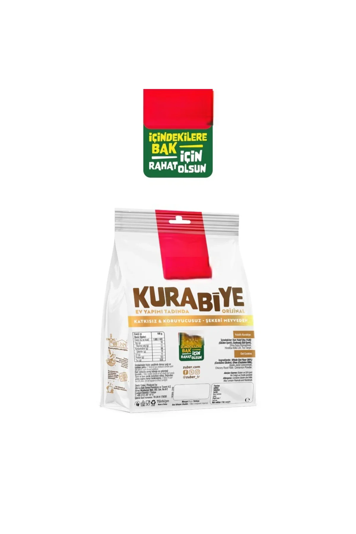 Orijinal Yulaflı Kurabiye 80 Gr Yulaflı