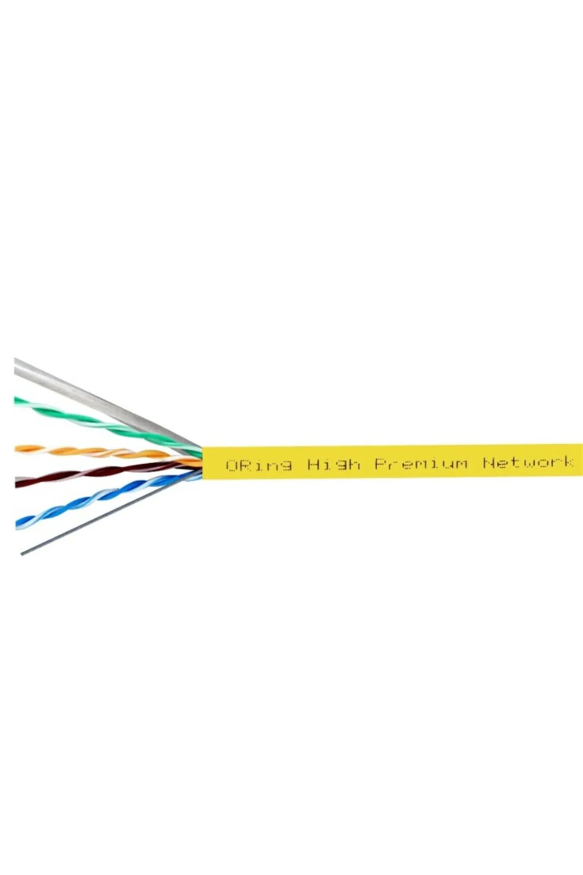 ORING RW-U0601YEL U/UTP CAT6 23AWG LSZH 250MHZ 500 METRE BAKIR SA