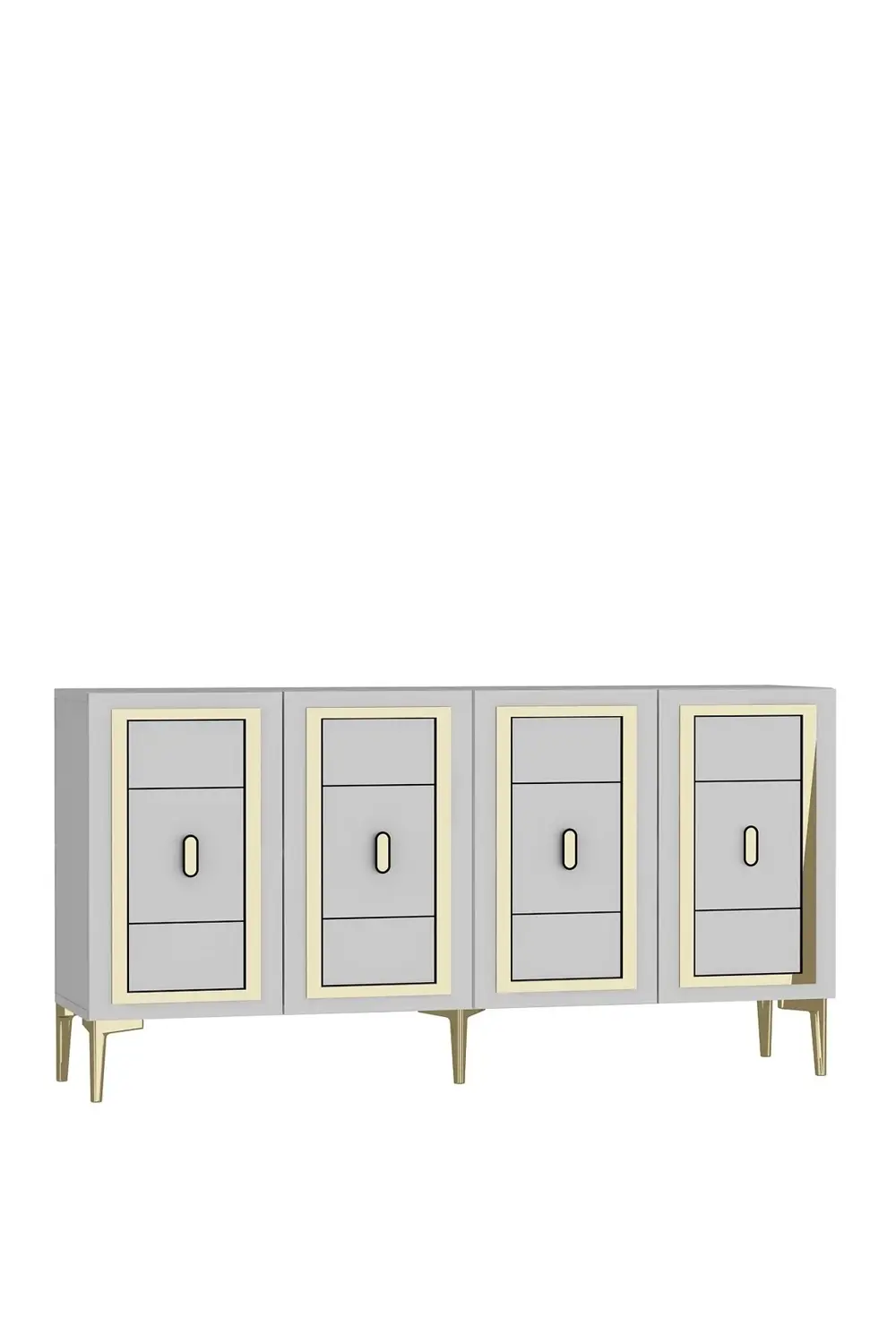 ORİONCT (KB150) KONSOL BEYAZ-ALTIN