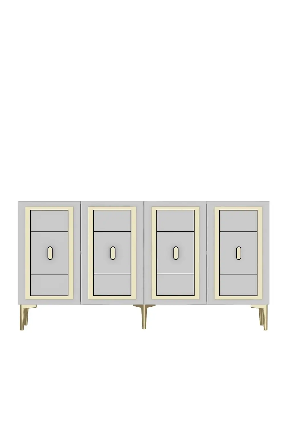 ORİONCT (KB150) KONSOL BEYAZ-ALTIN