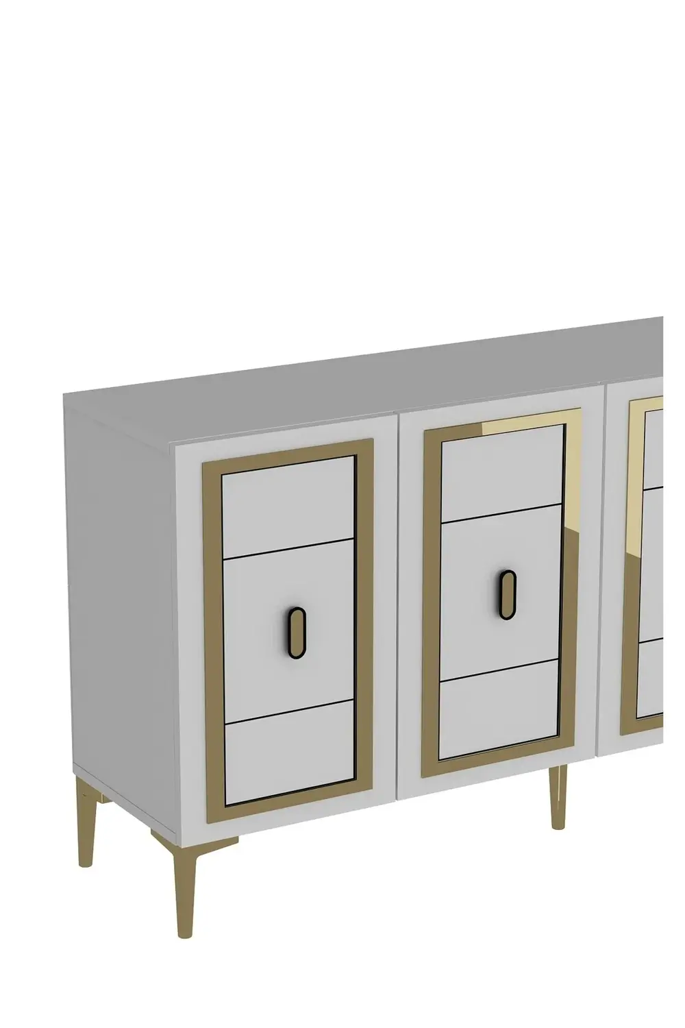 ORİONCT (KB150) KONSOL BEYAZ-ALTIN