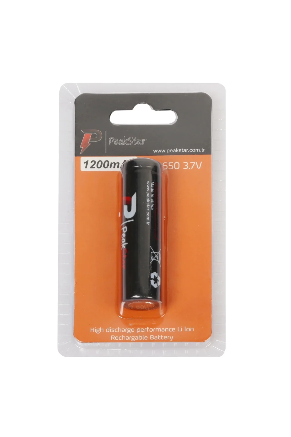 Orjinal 3.7 V 1200 Mah Şarj Edilebilir 18650 Turbo Model Li-ion Ş