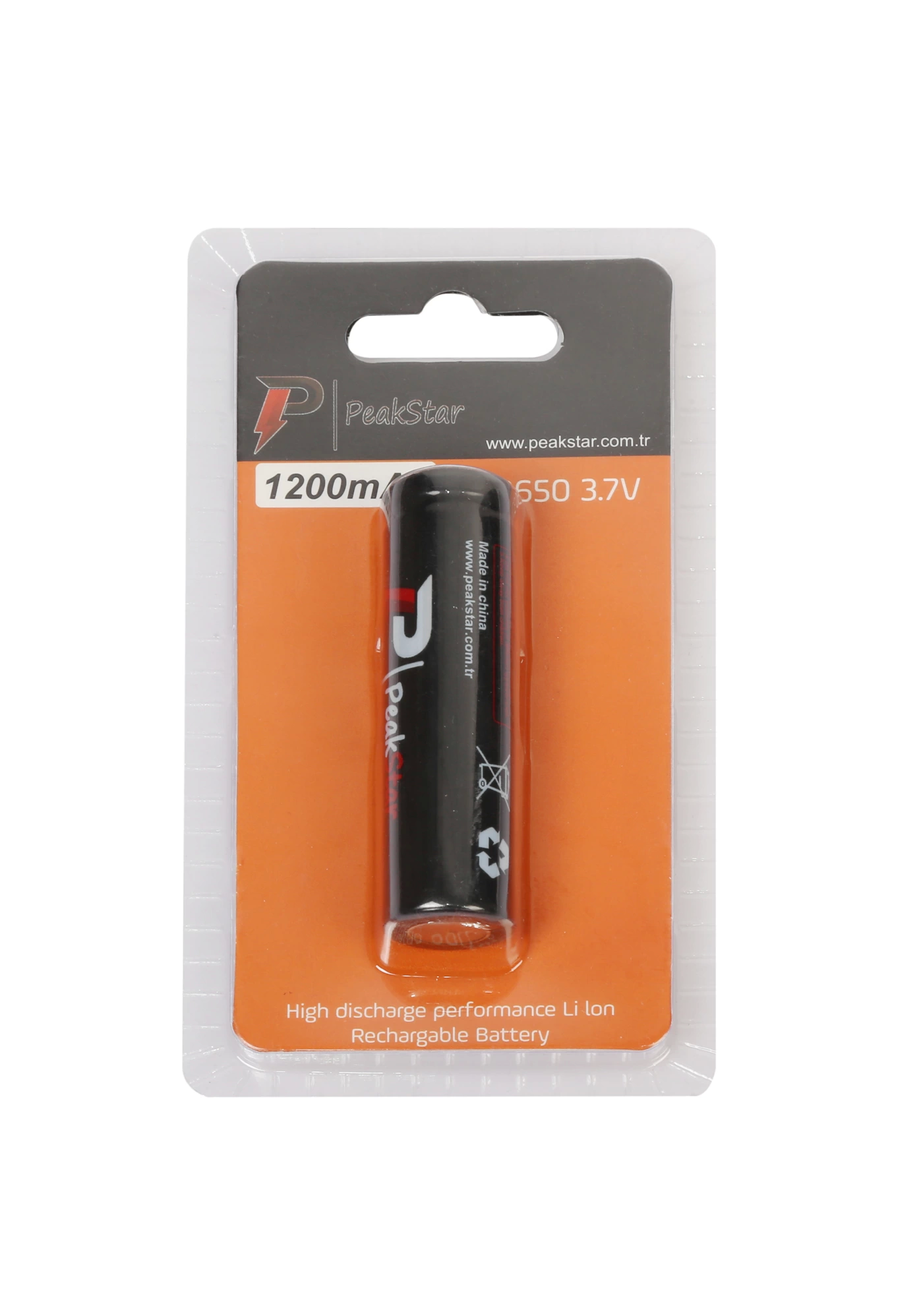 Orjinal 3.7 V 1200 Mah Şarj Edilebilir 18650 Turbo Model Li-ion Ş