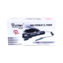 Orjinal 600 Lümen Tx6 Şarjlı Avcı Feneri - 18 cm, Ultra Yüksek LE Orjinal 600 Lümen Tx6 Şarjlı Avcı Feneri - 18 cm, Ultra Yüksek LE
