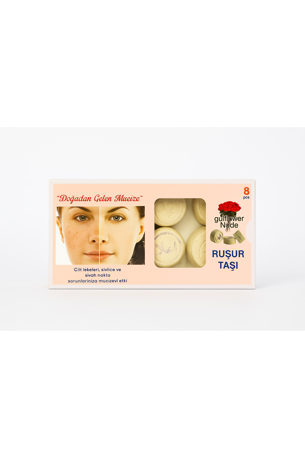 Orjinal 8 Adet Iran Ruşur Taşı Mühürlü Doğal Peeling