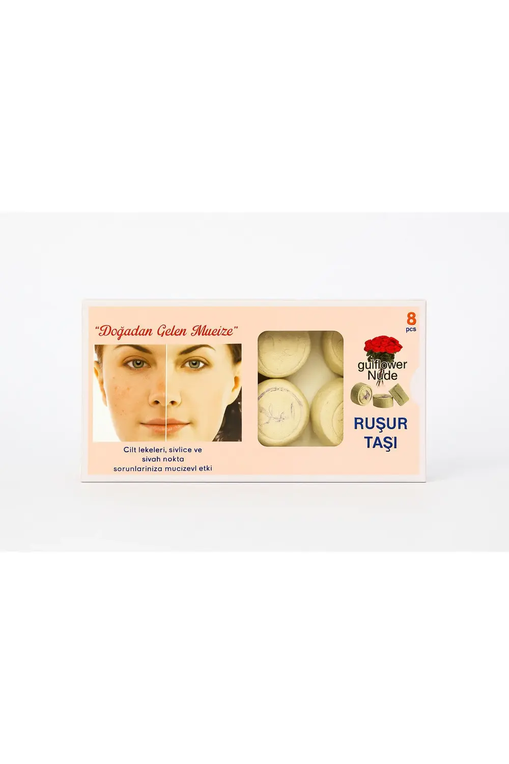 Orjinal 8 Adet Iran Ruşur Taşı Mühürlü Doğal Peeling