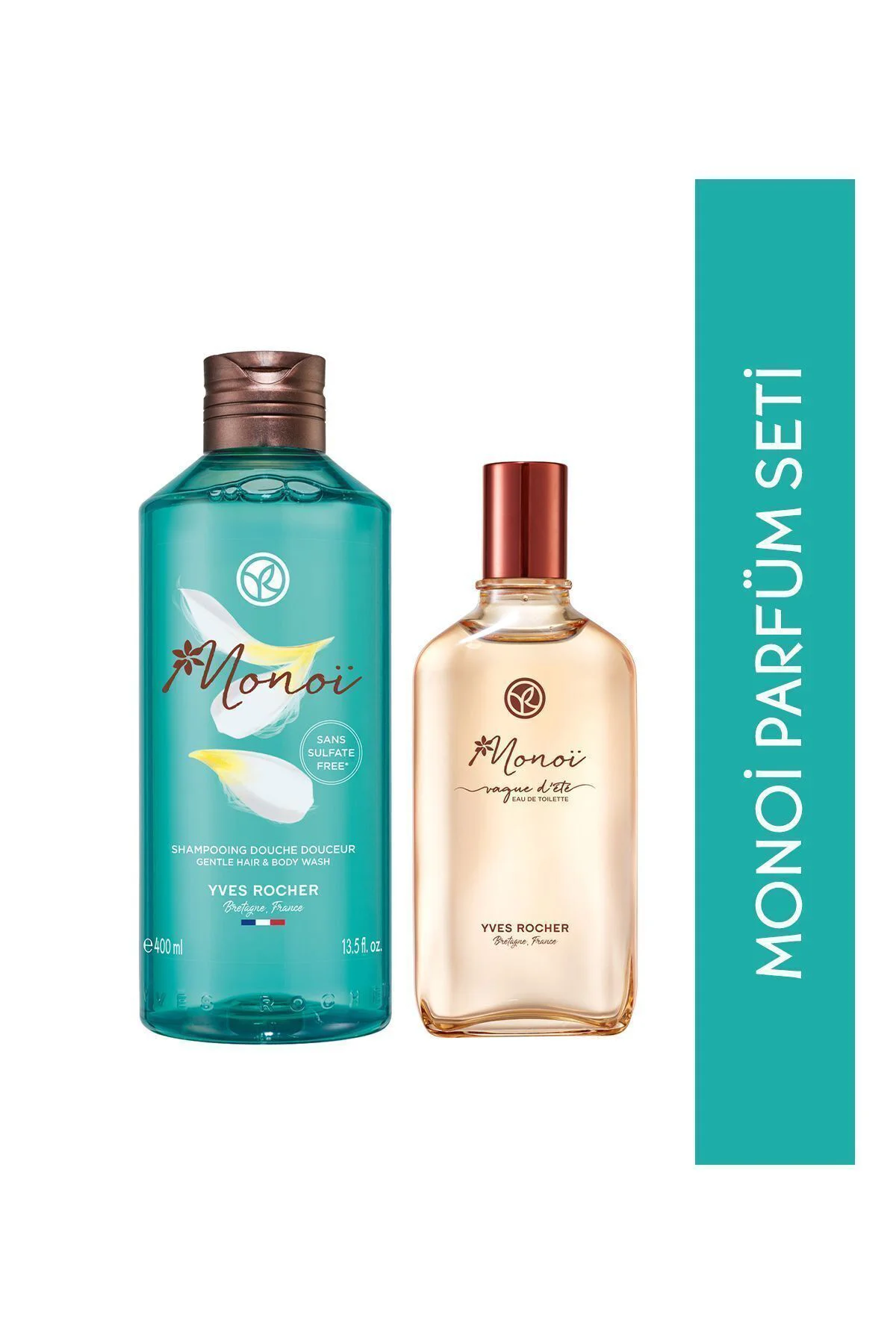 Orjinal Boy Monoi Saç Vücut Şampuanı, Monoi EDT Seti