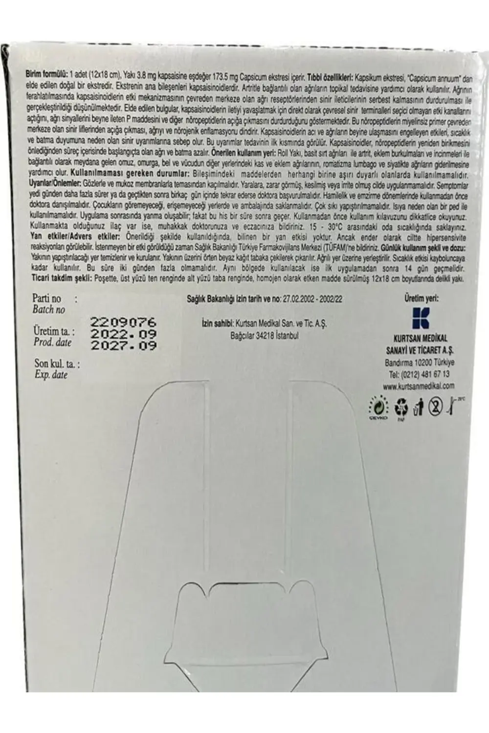 Orjinal Delikli Kapsikumlu Yakı Bandı 5 Adet (12x18 cm)