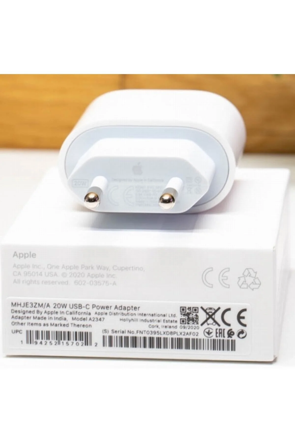 Orjinal Iphone 6 20w Hızlı Şarj Cihazı Usb-c Mhje3tu-a Uyumlu