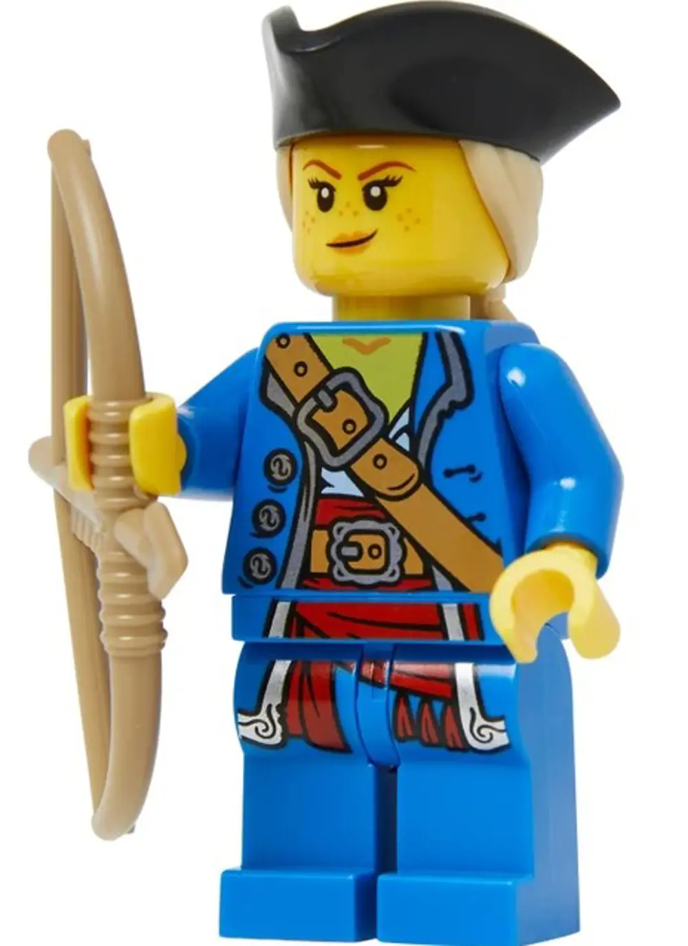 Orjinal Lego Minifigür Female Pirate Tricorne Hat with Bow