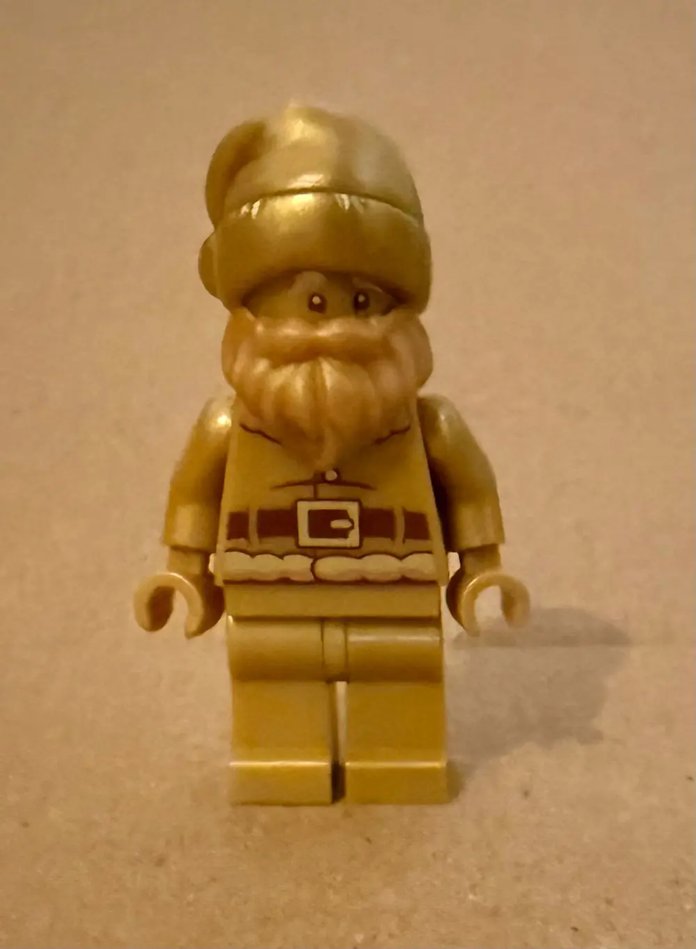 Lego Orjinal  Minifigür Gold Noel Baba
