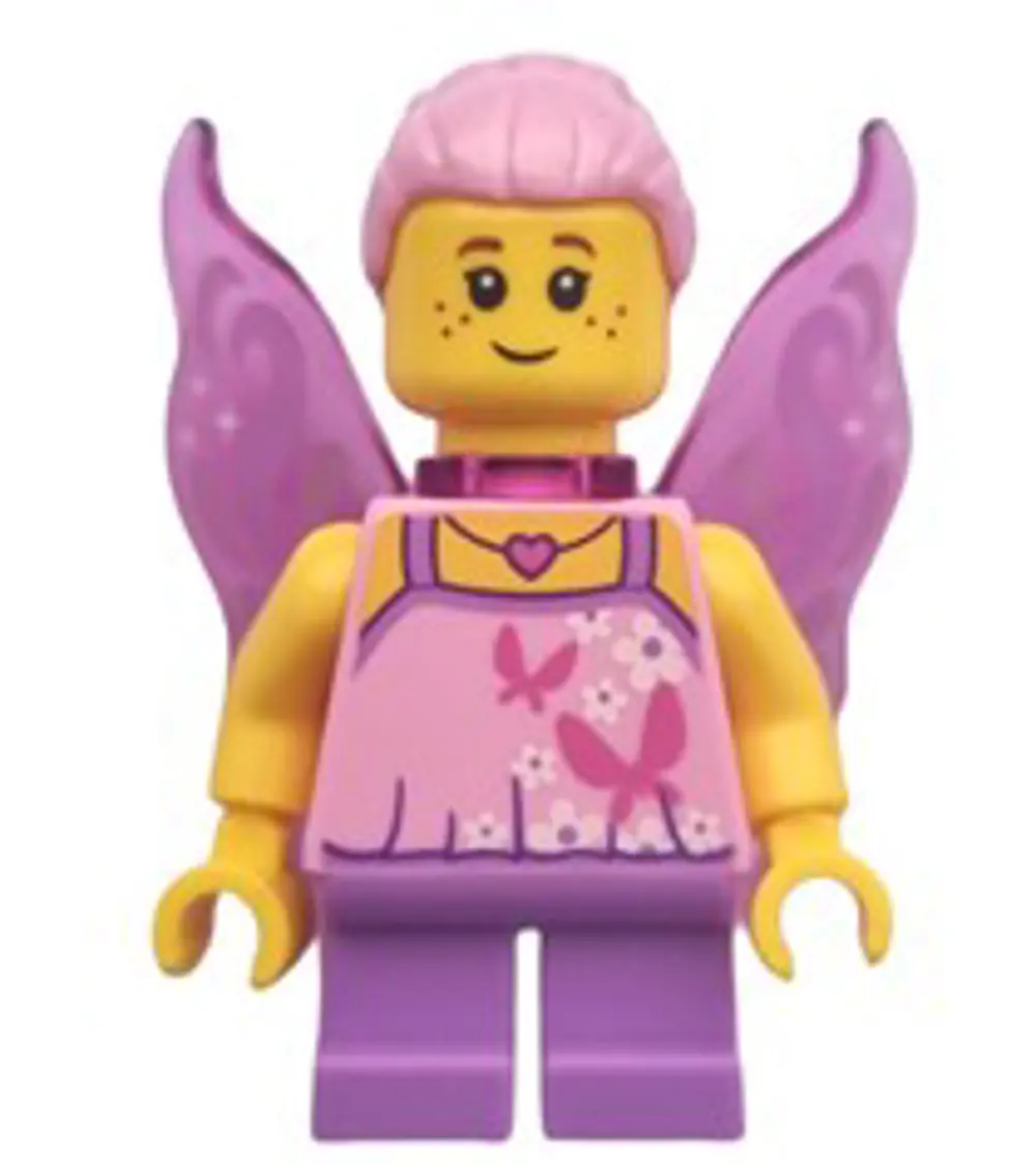Orjinal Lego Minifigür Pink Fairy Girl