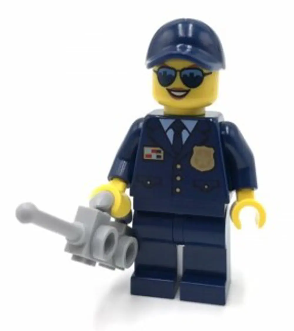 Orjinal Lego Minifigür Policewoman