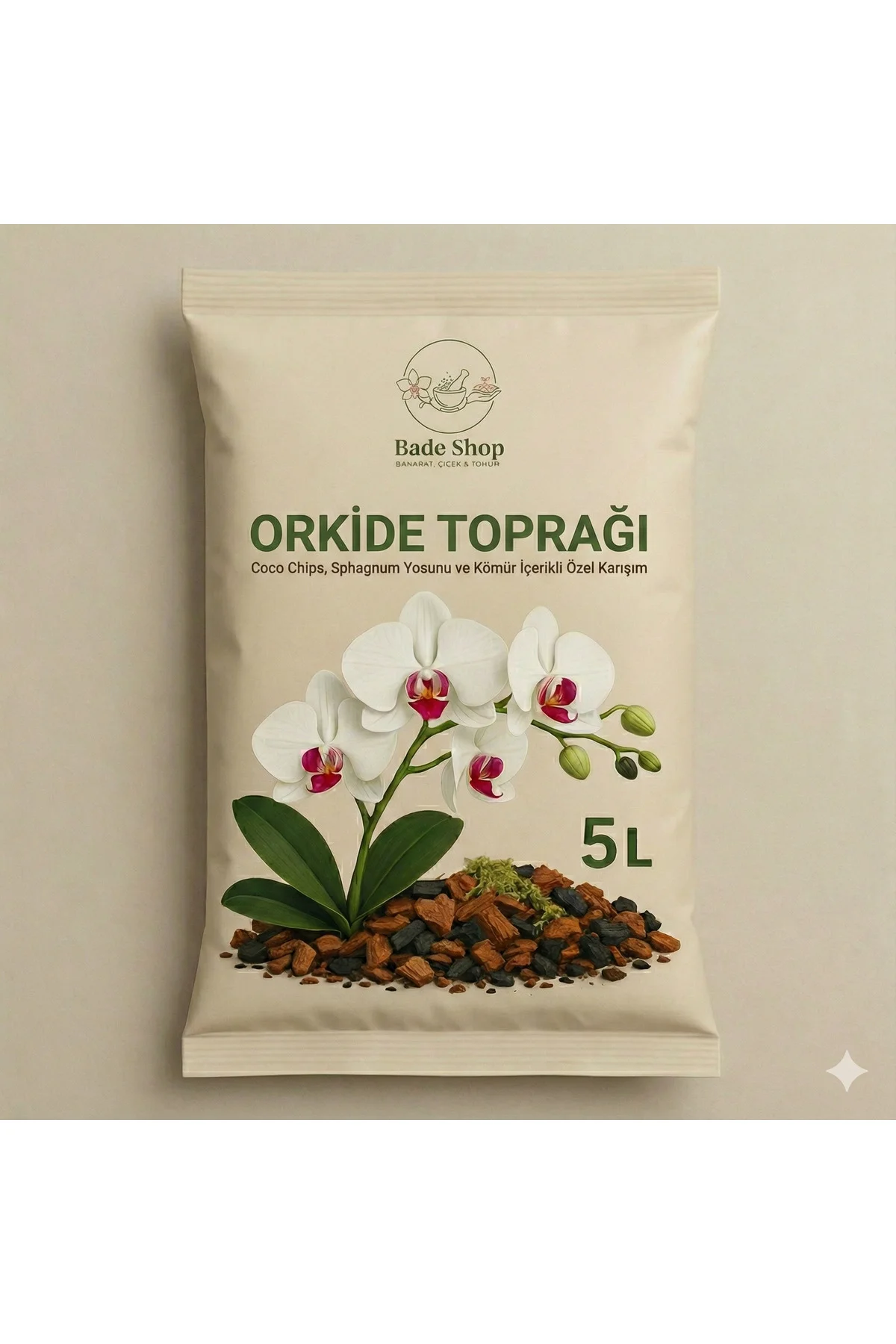 Orkide Toprağı 5 Litre – Coco Chips, Sphagnum Yosunu ve Kömür Karışımlı Özel Substrat Orkide Toprağı 5 Litre – Coco Chips, Sphagnum Yosunu ve Kömür Karışımlı Özel Substrat