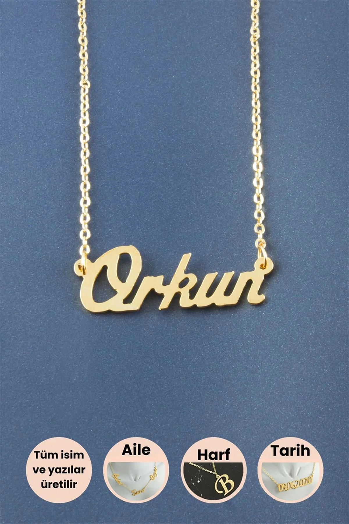 Orkun İsimli Kolye