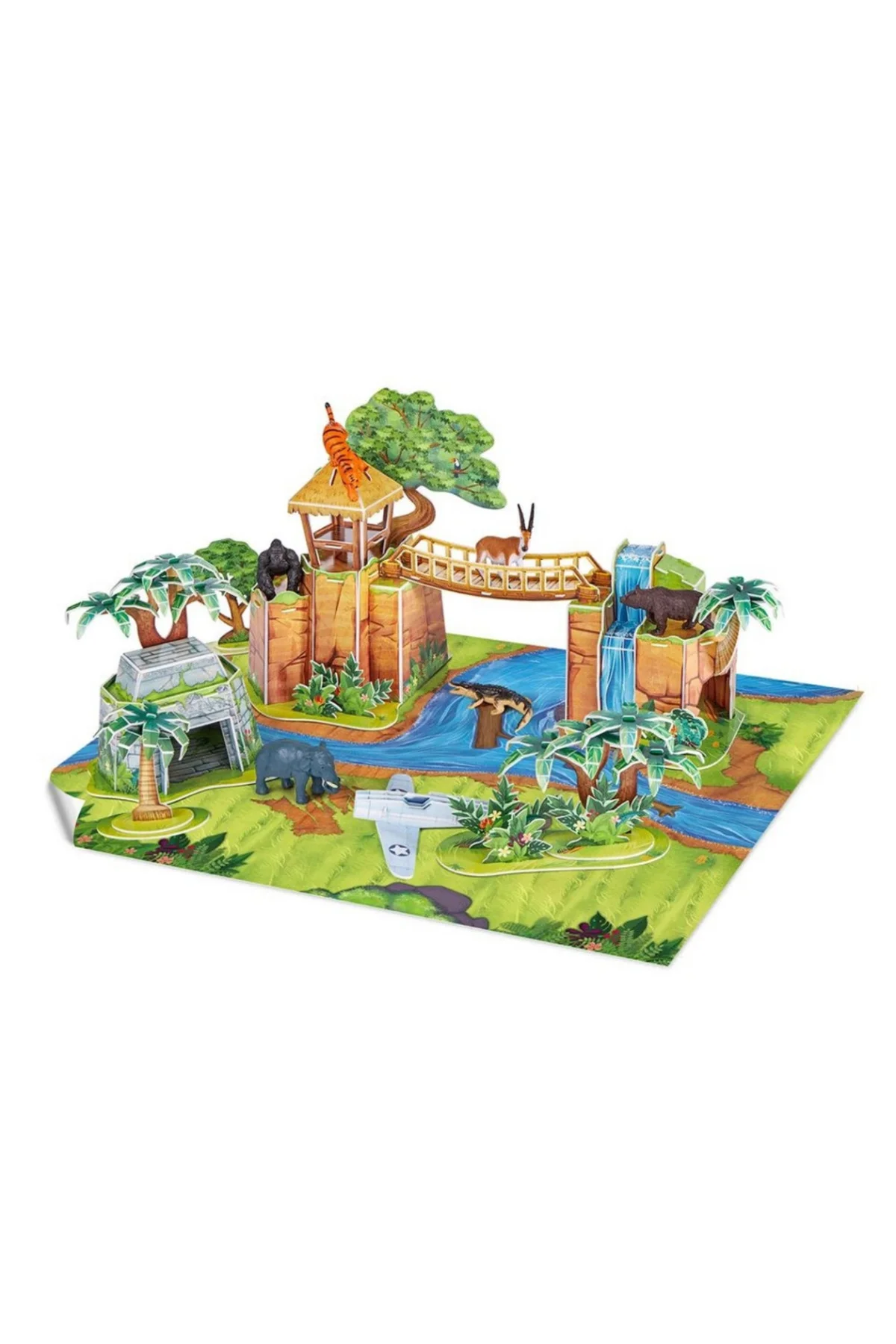 Orman Hayvanları Oyun Seti 3D Puzzle