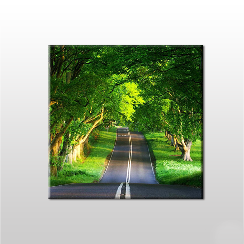 Orman İçindeki Yol Kanvas Tablo Orman İçindeki Yol Kanvas Tablo