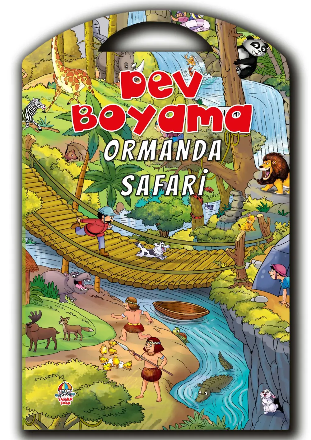 Ormanda Safari-Dev Boyama Posteri