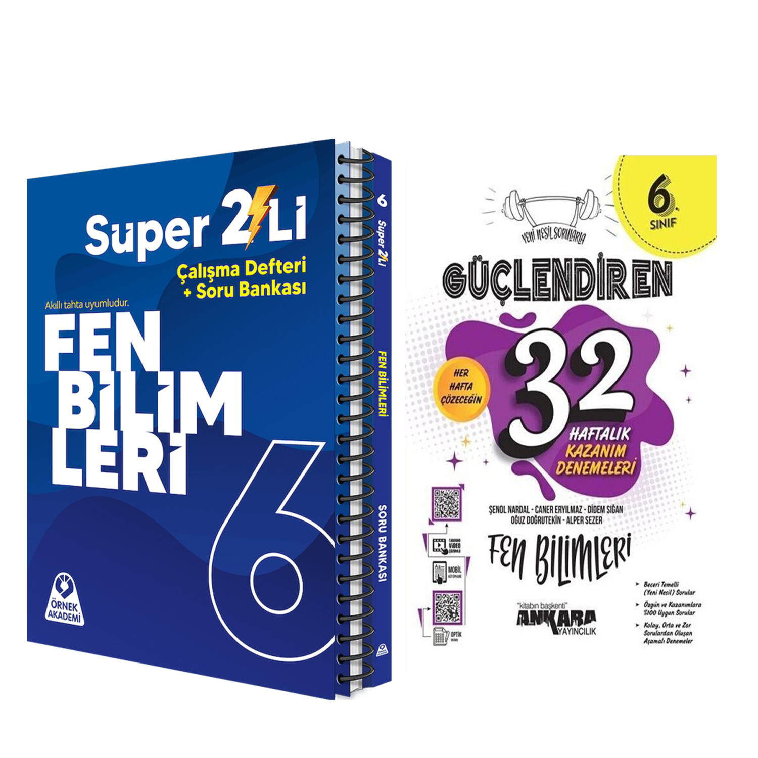 Ankara Yayıncılık Örnek Akademi 6.Sınıf Süper İkili Fen Bilimleri Ve Ankara 32 Haft