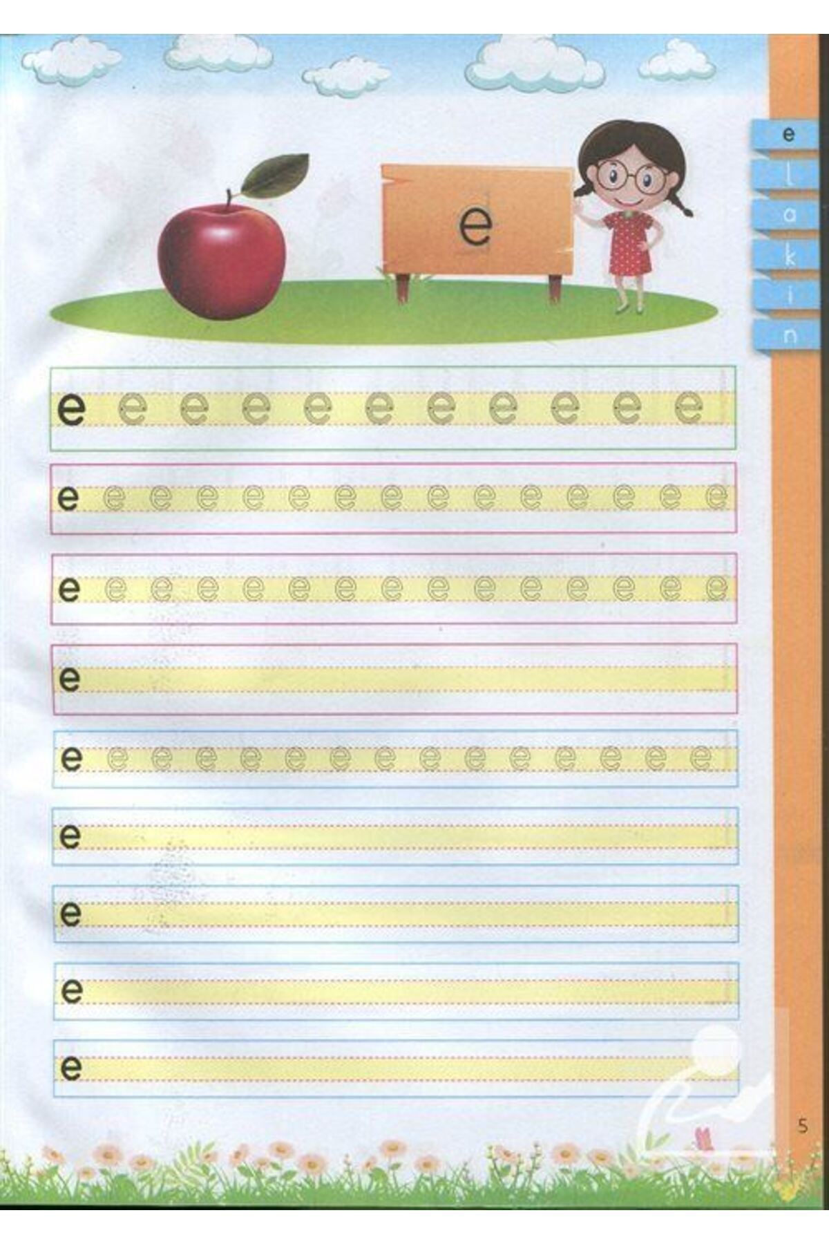 Örnek Harfli Yazı Defteri