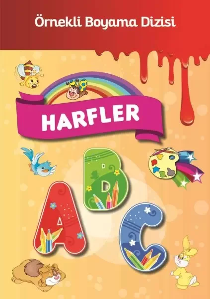 Örnekli Boyama - Harfler