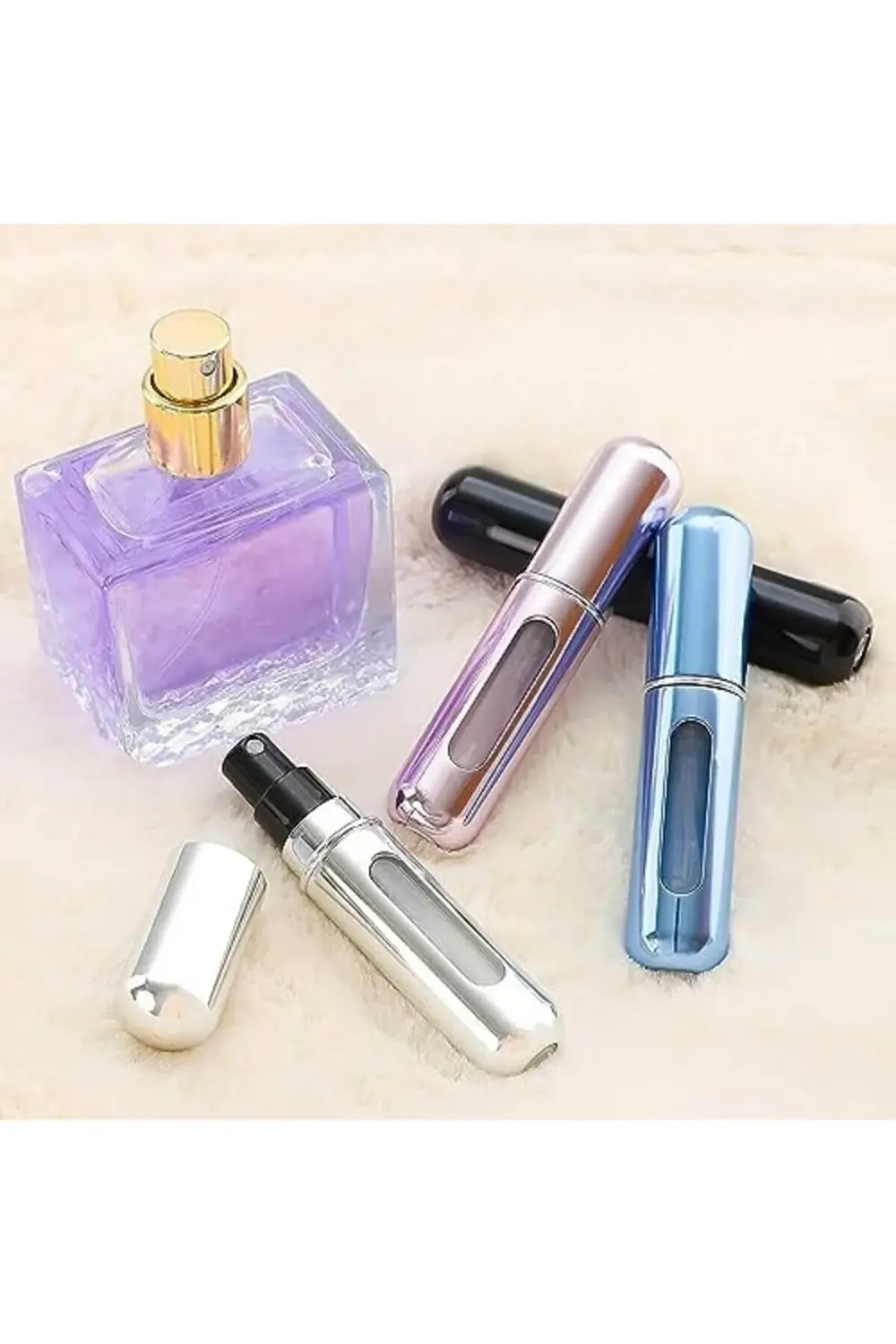 Orret Home 5 Adet Parfüm Şişesinden Dolabilir Yedek Cep Parfüm Şi