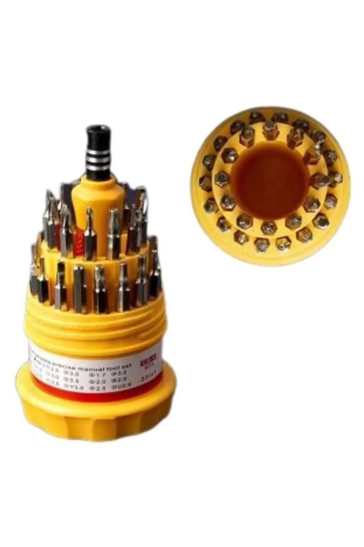 Orta 31 Parça Hassas Tornavida Bits Uç Seti Yumurta Tornavida ( L