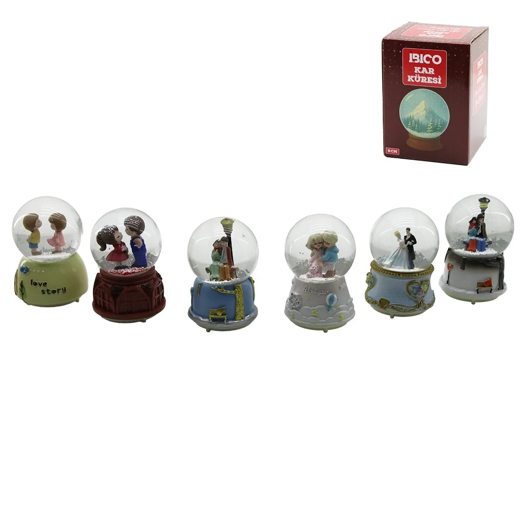 Orta Boy - 8cm Pilli - Işıklı Müzikli Kar Küresi Cam İnsan Figürlü - Desen Mix Renkli Herhangi Bir Tanesi Gönderilir Bx40 Fiyatı, Yorumları ve Özellikleri