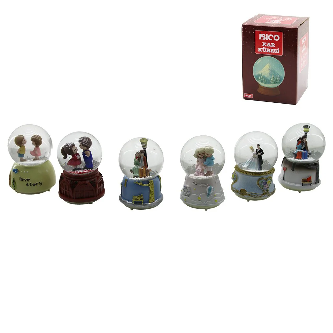 Orta Boy - 8CM Pilli - Işıklı Müzikli Kar Küresi Cam İnsan Figürlü - Desen Mix Renkli Herhangi Bir Tanesi Gönderilir Fiyatı, Yorumları ve Özellikleri