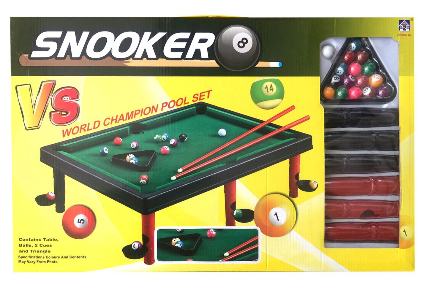 Orta Boy Bilardo Seti Orta Boy Bilardo Seti
