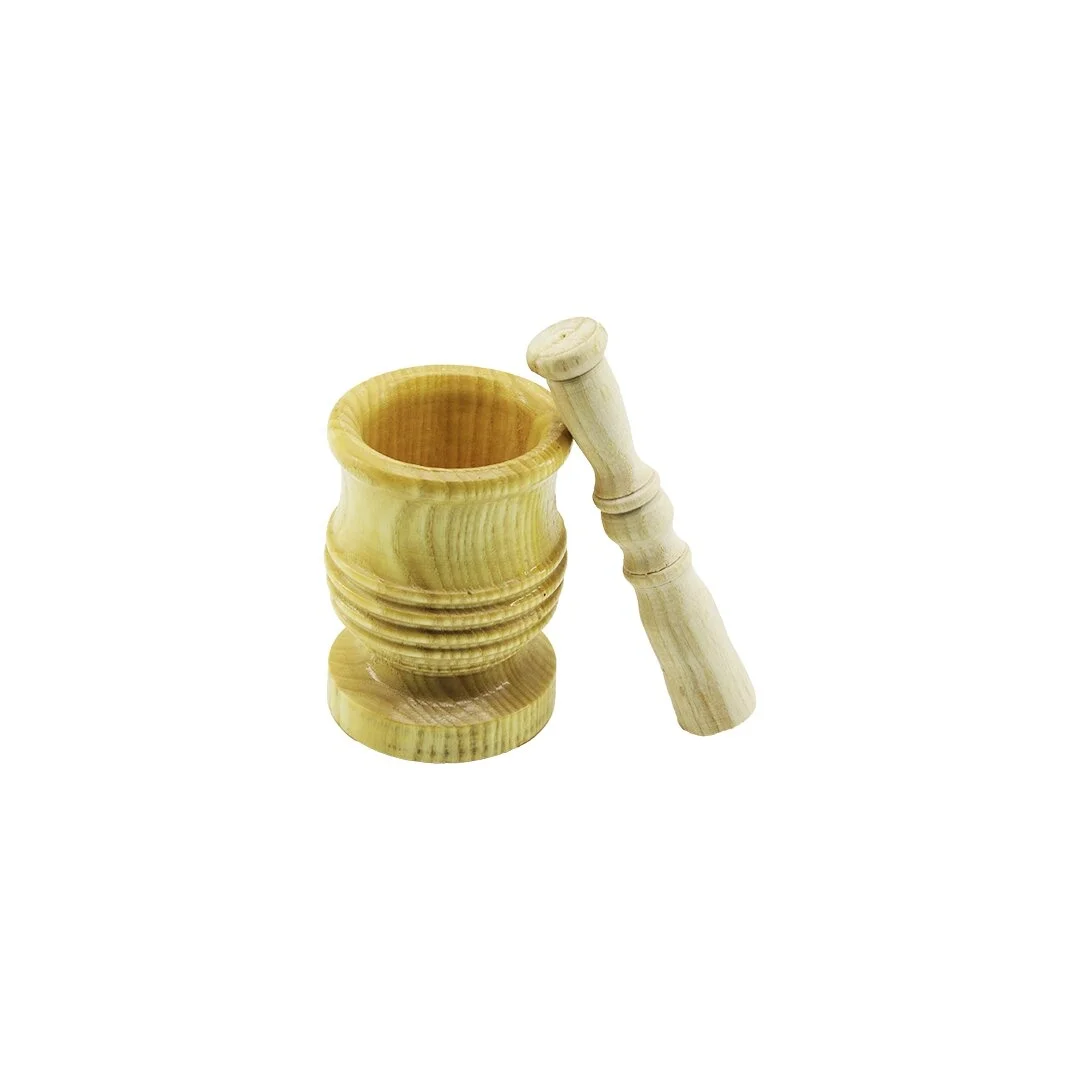 Orta Boy  Lüx Ahşap Havan Sarımsak Dövecek Ç: 7.3cm--d: 6.5cm--y: 10.5cm Fileli Ambalaj Bx40 Fiyatı, Yorumları ve Özellikleri