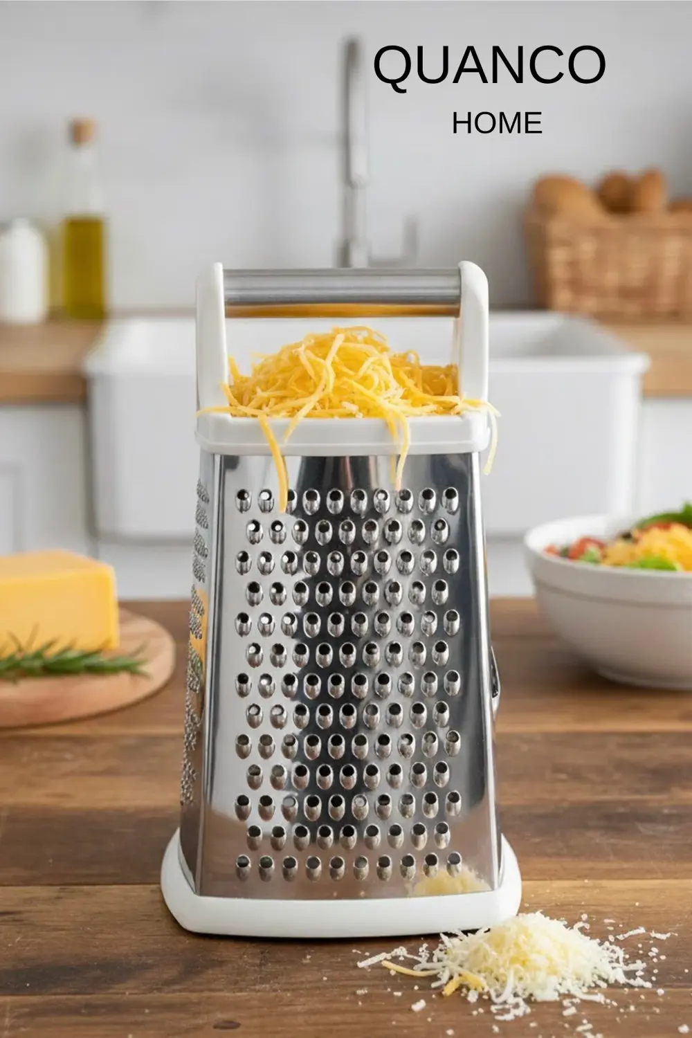 Orta Boy Paslanmaz Çelik Rende - Silikon Tabanlı Çok Fonksiyonlu