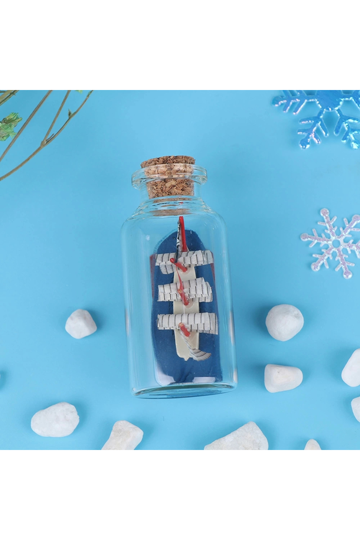 Orta Boy Şişe İçerisinde Gemi Maketi