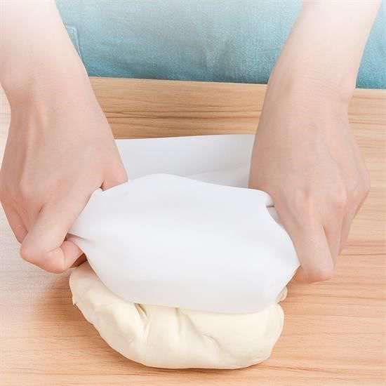 Orta Hamur Torbası Silikon Şeffaf Hamur Yoğurma Torbası Ekmek Mak Orta Hamur Torbası Silikon Şeffaf Hamur Yoğurma Torbası Ekmek Mak