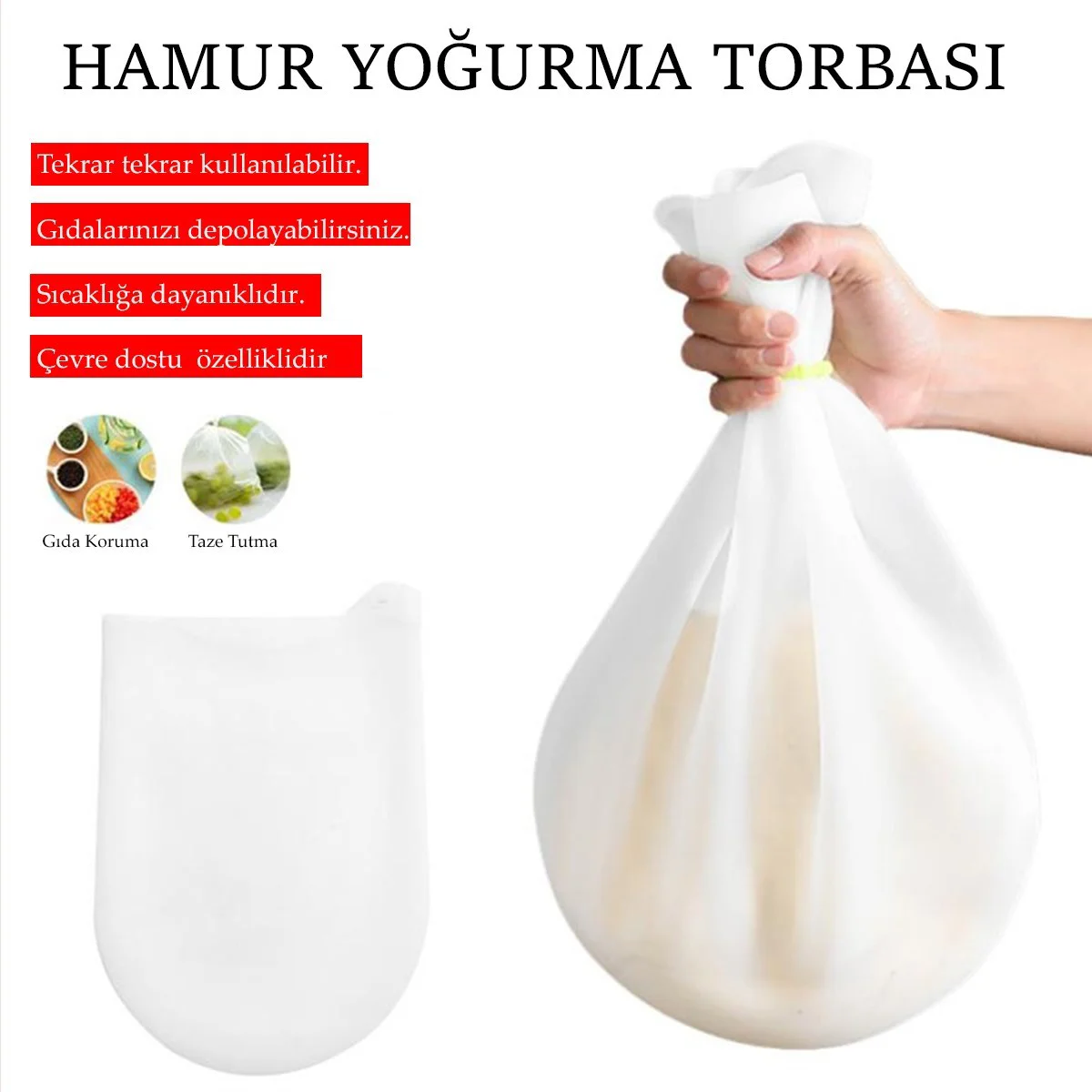 Orta Hamur Torbası Silikon Şeffaf Hamur Yoğurma Torbası Ekmek Makarna Mantı Hamuru Kolay Yoğurma Orta Hamur Torbası Silikon Şeffaf Hamur Yoğurma Torbası Ekmek Makarna Mantı Hamuru Kolay Yoğurma Fiyatı, Yorumları ve Özellikleri