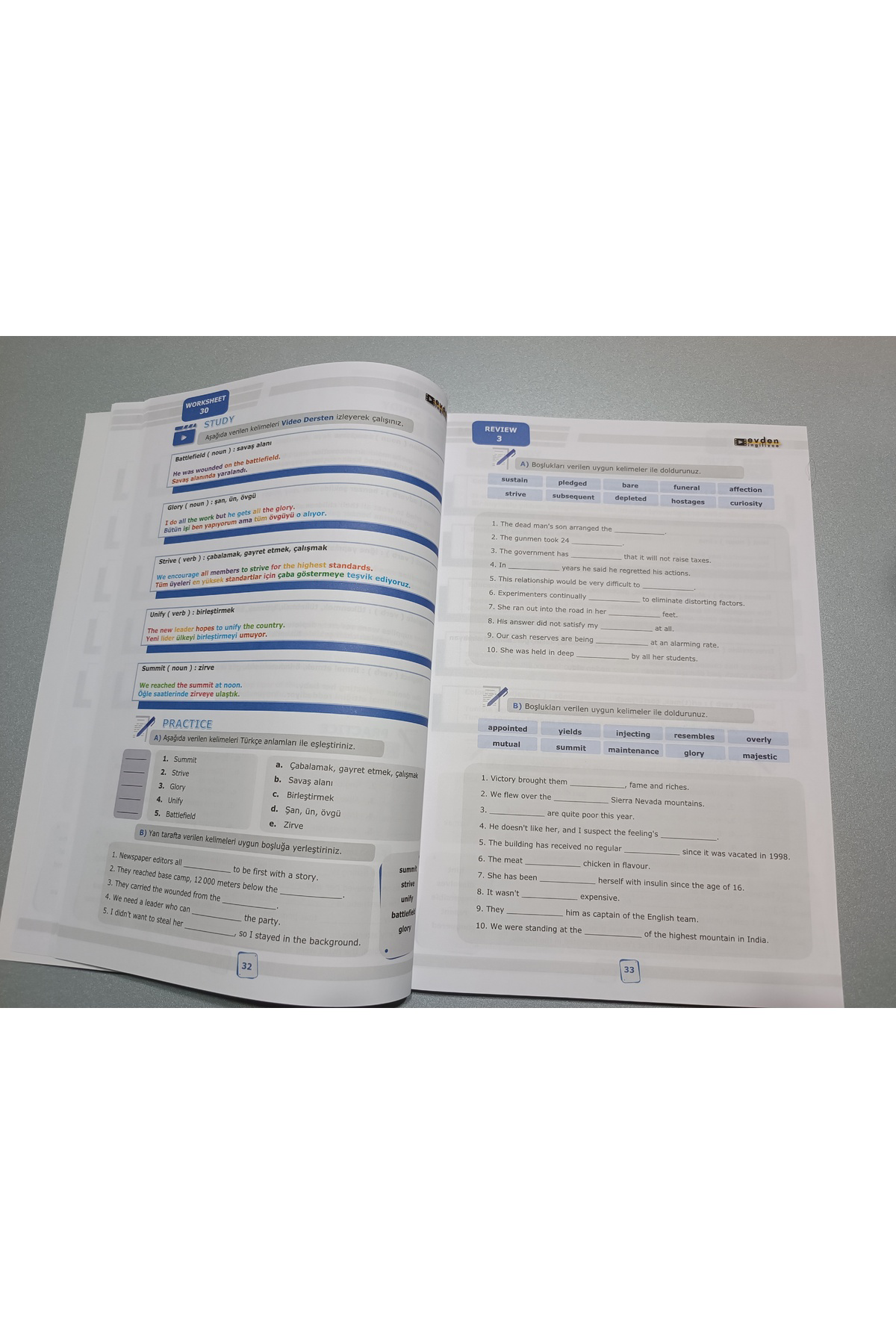 ORTA -İLERİ SEVİYE KELİME SETİ (VİDEO DERSLER+2 KİTAP)