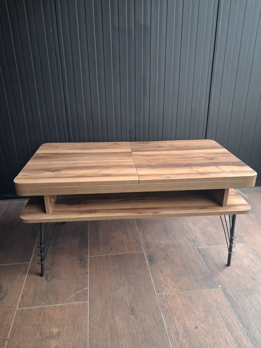 Orta Satranç Sehpa Eym 90557 Metal Ayak 1 Sınıf Suntalam  Üst Tab