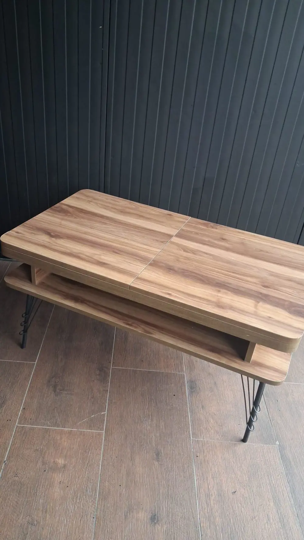 Orta Satranç Sehpa Eym 90557 Metal Ayak 1 Sınıf Suntalam  Üst Tab