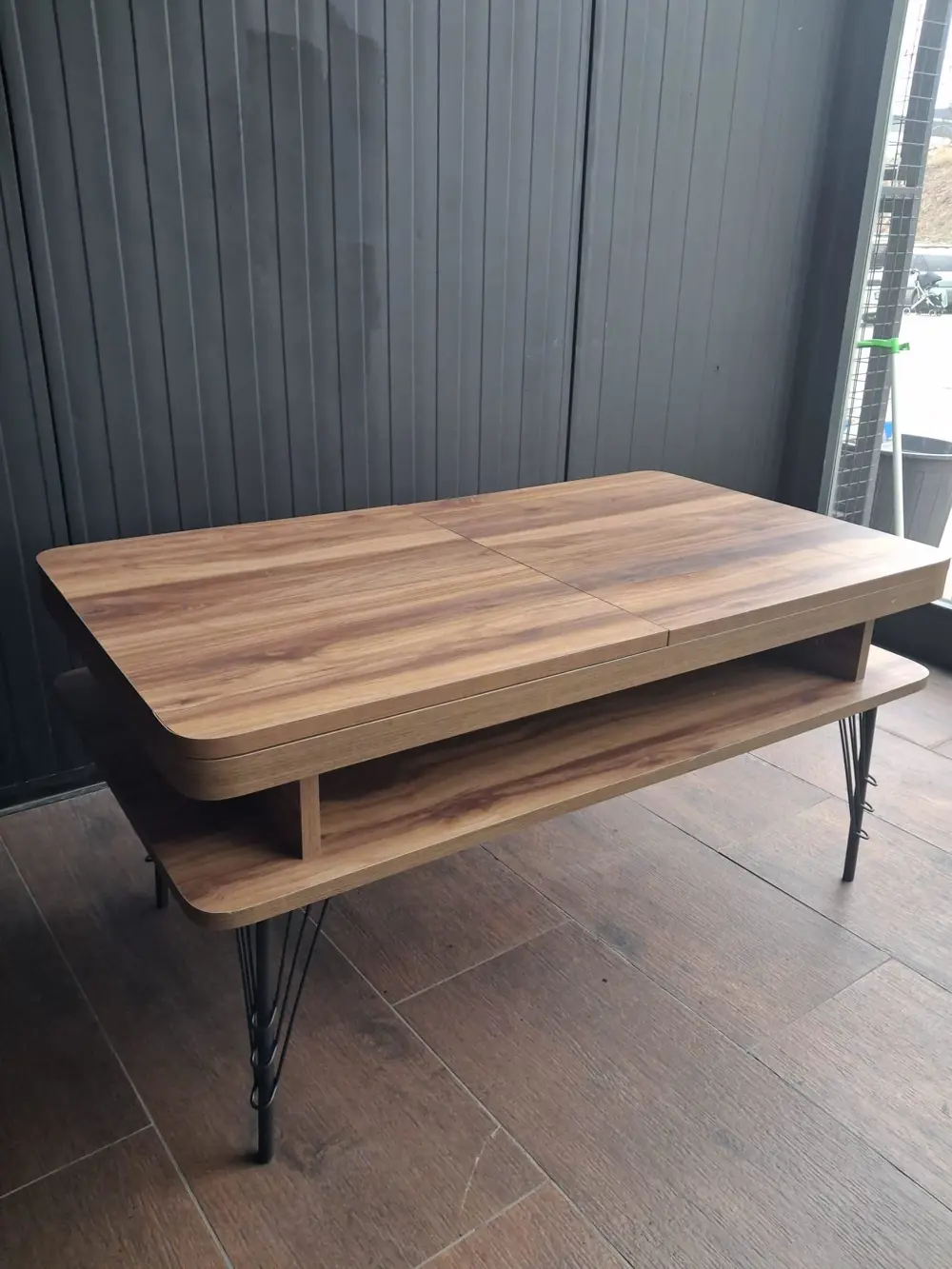 Orta Satranç Sehpa Eym 90557 Metal Ayak 1 Sınıf Suntalam  Üst Tab