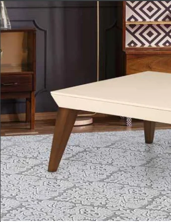 Orta Sehpa 11773 OSM Piramit Model Krem Ceviz Kayın RETRO ayak De