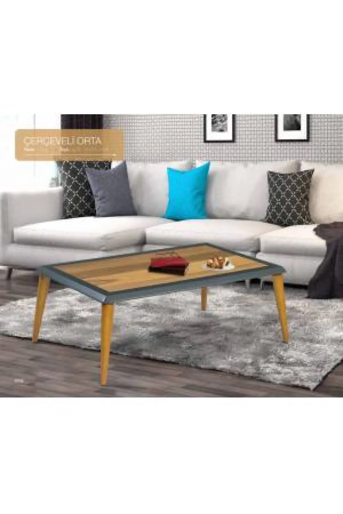 Orta Sehpa 12339 OSM ÇERÇEVE Model Parlak Ceviz gri Kayın torna retro ayak El Yapım Orta Sehpa 12339 OSM ÇERÇEVE Model Parlak Ceviz gri Kayın torna retro ayak El Yapım