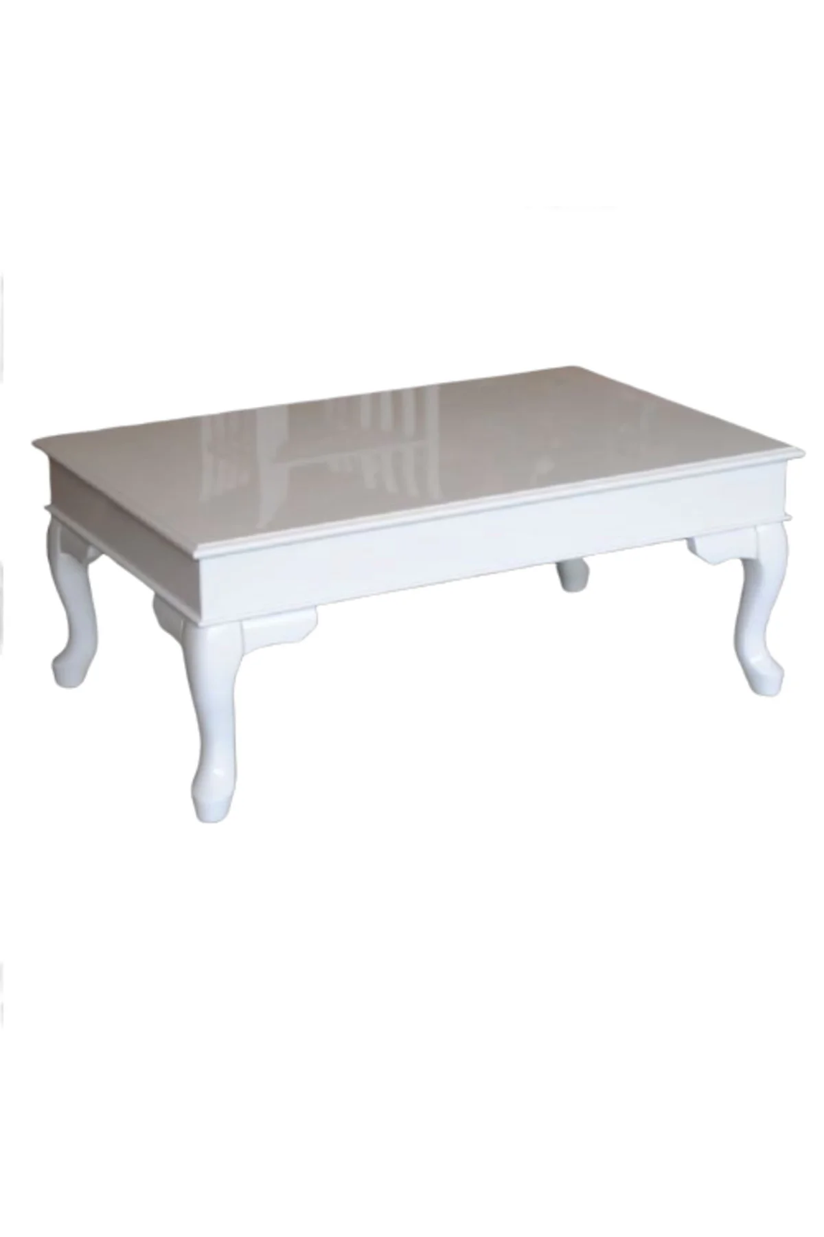Orta sehpa 13560 Klasik Model Kayın ASLAN ayak Parlak Beyaz Lake MDF tabla Elyapı Orta sehpa 13560 Klasik Model Kayın ASLAN ayak Parlak Beyaz Lake MDF tabla Elyapı - Görsel 2