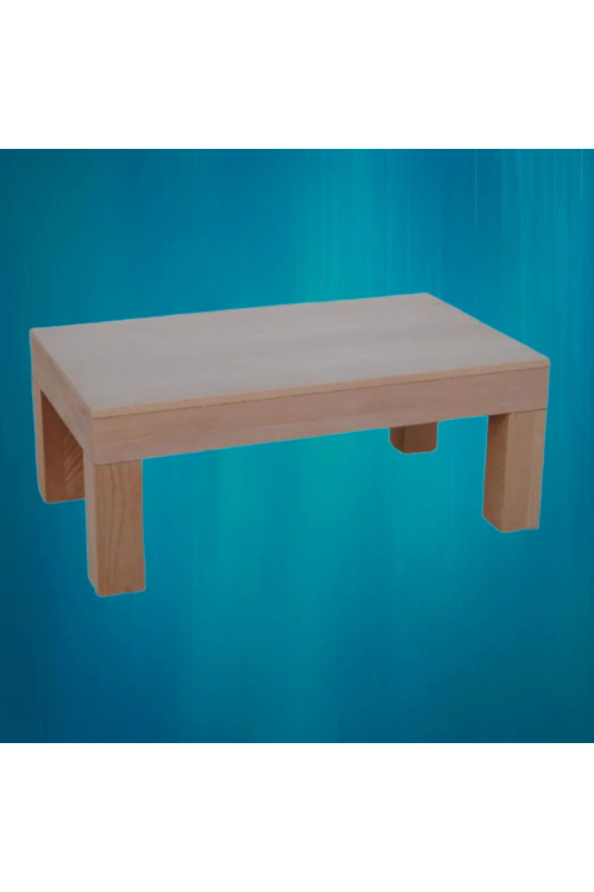 Orta Sehpa 13562 KÜT Model Ahşap Kutu Ayak Ayak MDF HAM Doğal Renk Tabla El Yapı Orta Sehpa 13562 KÜT Model Ahşap Kutu Ayak Ayak MDF HAM Doğal Renk Tabla El Yapı - Görsel 2