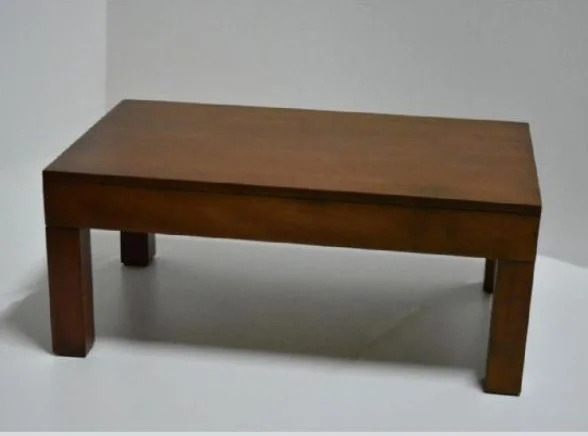 Orta Sehpa 13563 KÜT Model Ahşap Kutu Ayak MDF Parlak Ceviz Natüre Tabla El Yapı Fiyatı, Yorumları ve Özellikleri