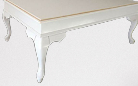 Orta sehpa 13574 Klasik Demonte Kayın ASLAN ayak Parlak Beyz Gölg